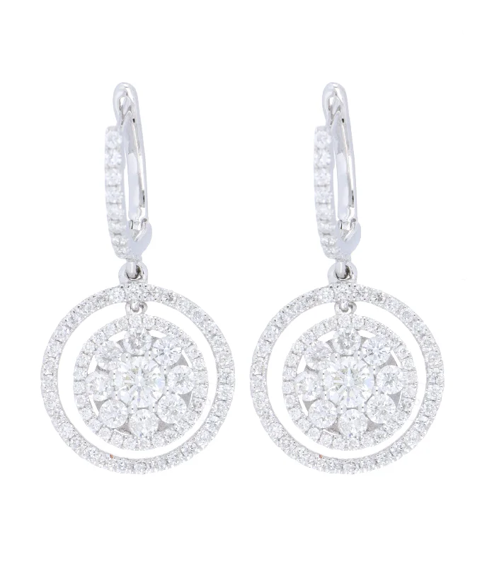 White Diamond Ladies Earrings (White Diamond 1.6 cts.)