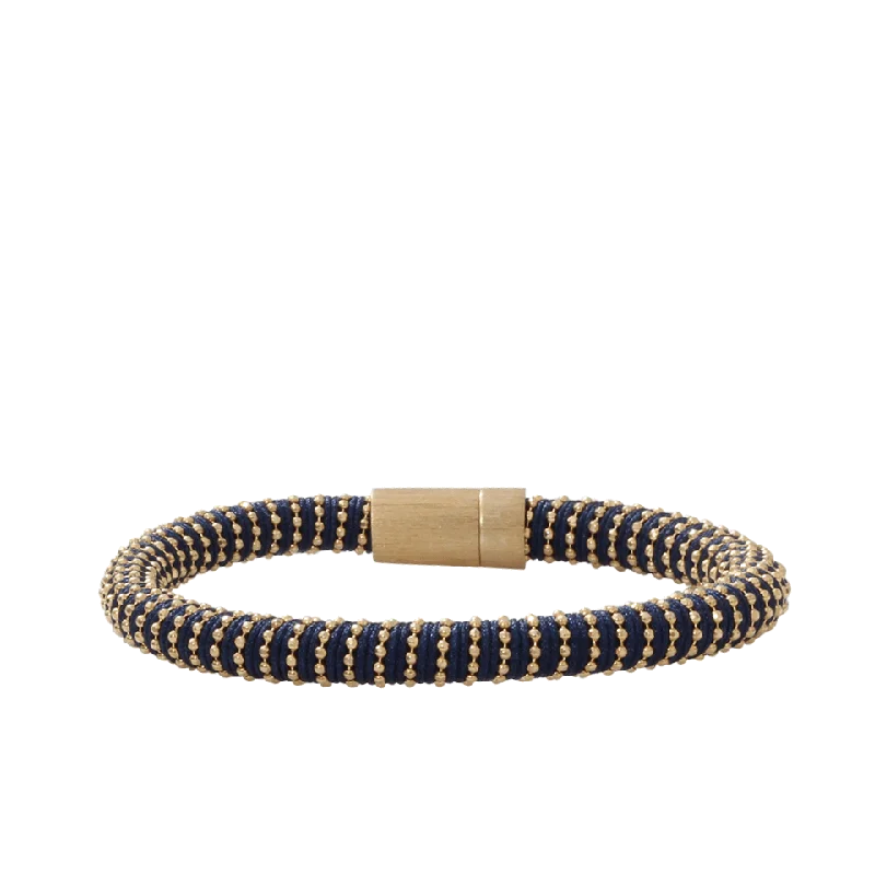 Navy Twister Band Bracelet