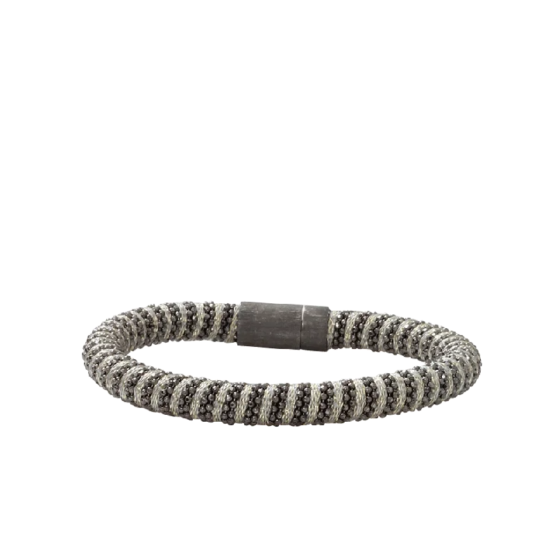 Opal Sparkle Twister Band Bracelet